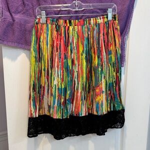 Colorful Abstract Women's Skirt